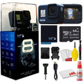 Gopro Hero8 Black Digital Action Camera - With Clean And Care Set + 64Gb Memory Card And More.