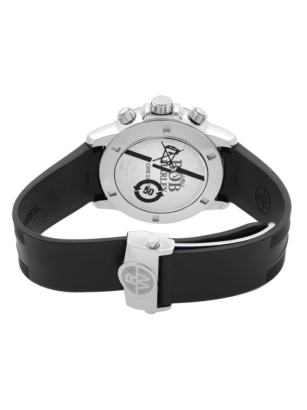Bob Edition Mens 8560-SR1-BMY17 Quartz Watch Tango Marley Steel Weil Raymond 300