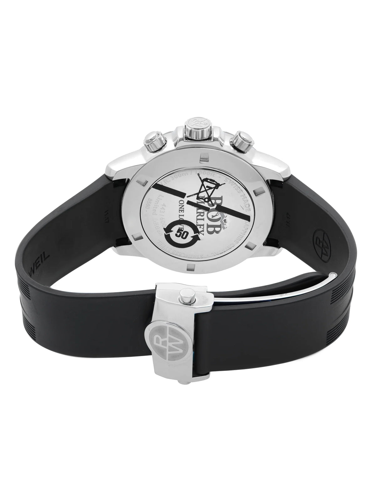 Bob Edition Mens 8560-SR1-BMY17 Quartz Watch Tango Marley Steel Weil Raymond 300
