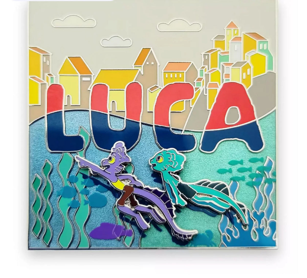 Disney Pixar Luca Limited Edition Pin Set Of 5 New With Card