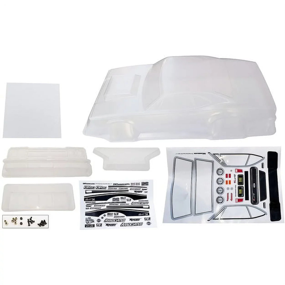Drag Dr10 Associated Clear Reakt Body, Team