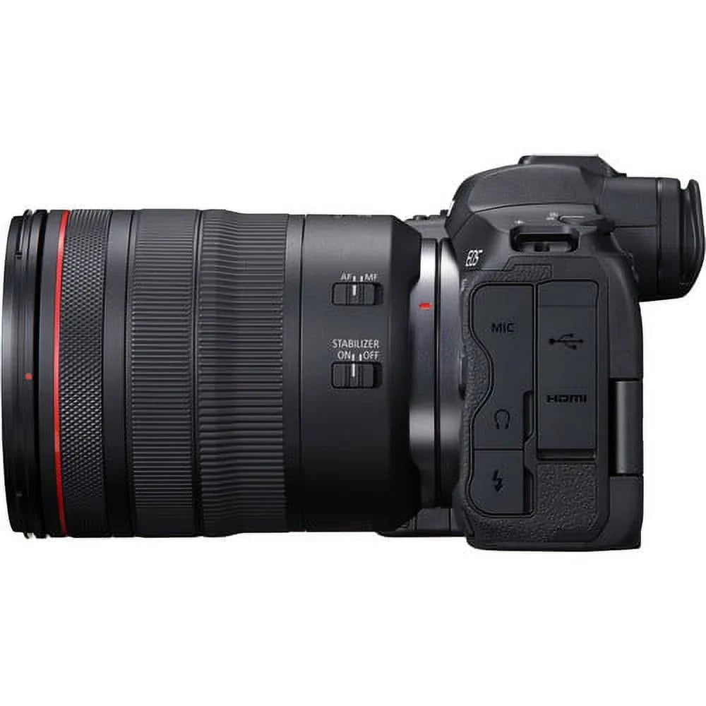 Lens+case+256Memory USM RF with f/8 f/4L EF IS (24PC) III Canon Telephoto 24-105mm Preset L Lens+500mm EOS Canon 75-300mm Cards R5 Camera f/4 Lens+ Mirrorless