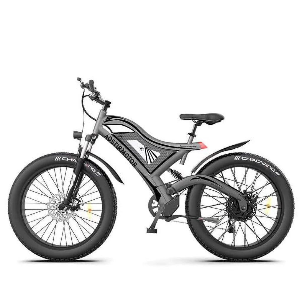 26 Bike In. Electric Fat Tire Electric Adults AOSTIRMOTOR Hot Bicycle Mountain