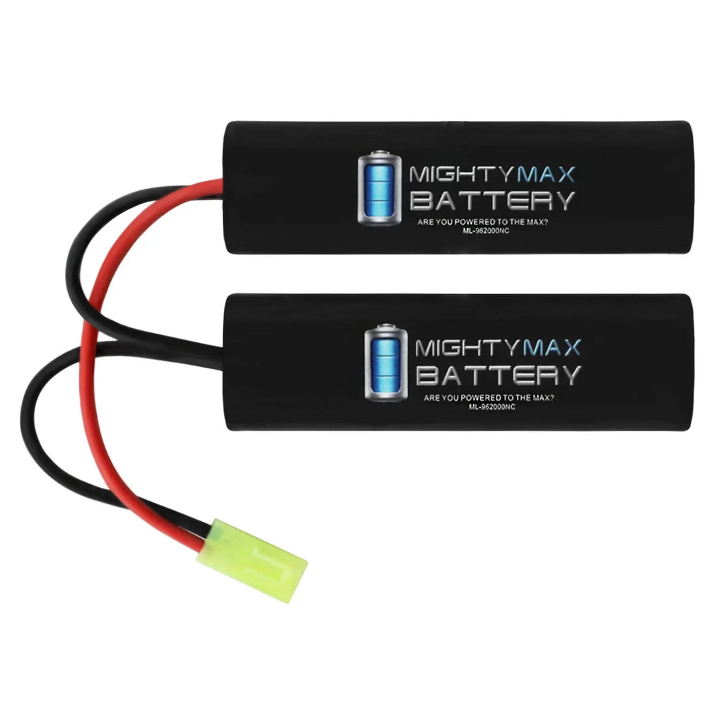AMR-4 2000mAh EBB RIS BATTERY REPLACES NiMH AIRSOFT 9.6V AEG NUNCHUCK