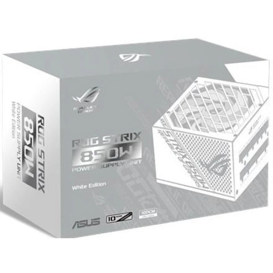 Asus Rog 850W 80Plus Gold Fully Modular Power Supply Rogstrix850Gwhite