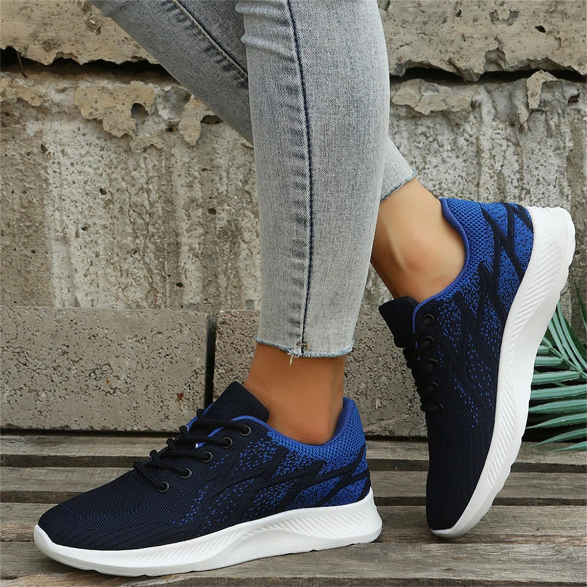Sneakers Sneakers and Women Shoes Pattern dimension Autumn Mesh Breathable Summer 1/2 11 Women Up Comfortable Fashion Colorblock Cross AdBFJAF Lace and
