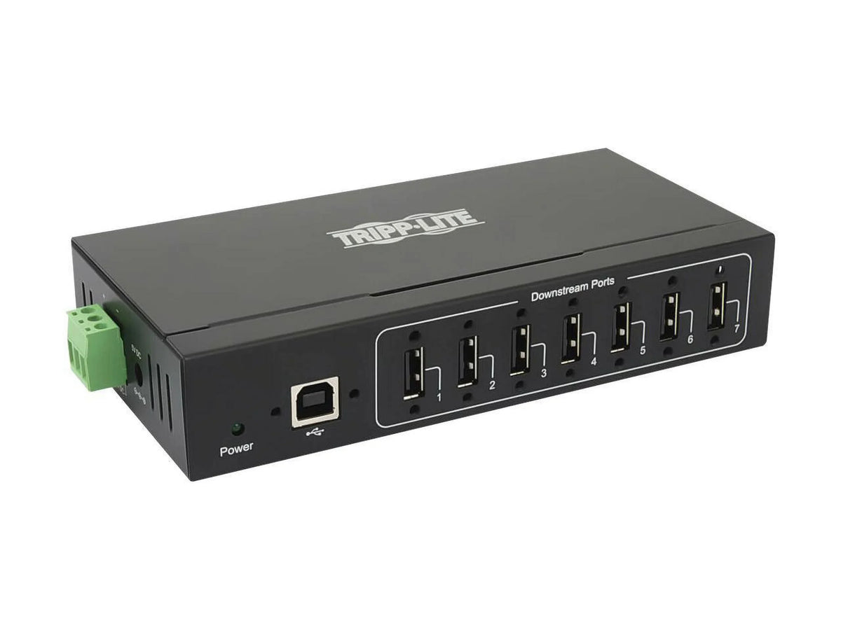 '- Industrial-Grade 2.0 Metal Tripp USB Mac, by Mountable Wall/DIN Immunity L... USB 2.0 7 - Rail Housing - 2.0 Wall/DIN 15 7 B Hub - USB Lite Port(s) 7-Port USB kV Type - Port(s) Mountable - ESD Eaton
