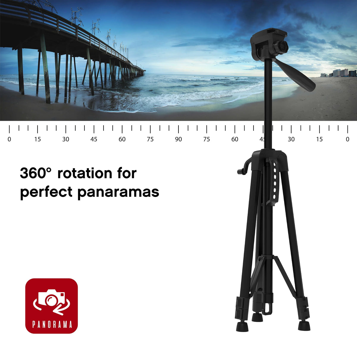 Carry Lightweight Aluminum Mounting Phone/Camera W/ for Air Pro Tripod & 57” - Bag On Screws Stand