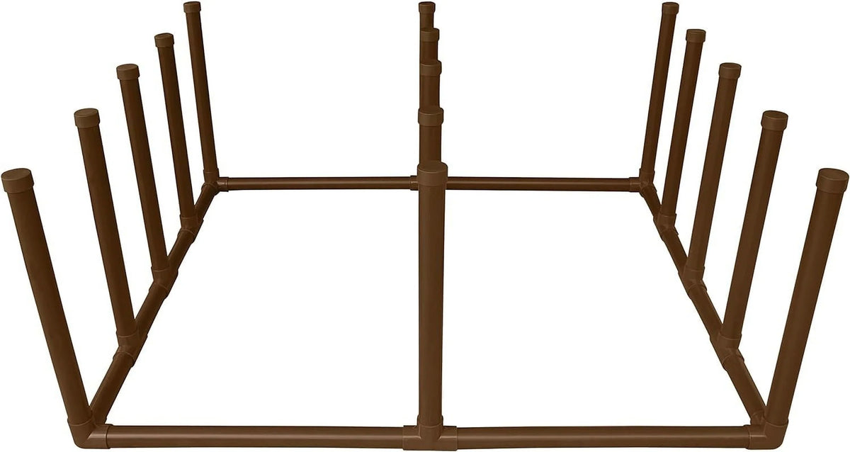 and Storage Brown L 12 Raft (61" Floats, W x for - Noodles, Surfboards, design Float x Poolside (Brown) Rack 44" QIXIAN Bar 26.5" Organizer 664413 Paddles, H), Towels,