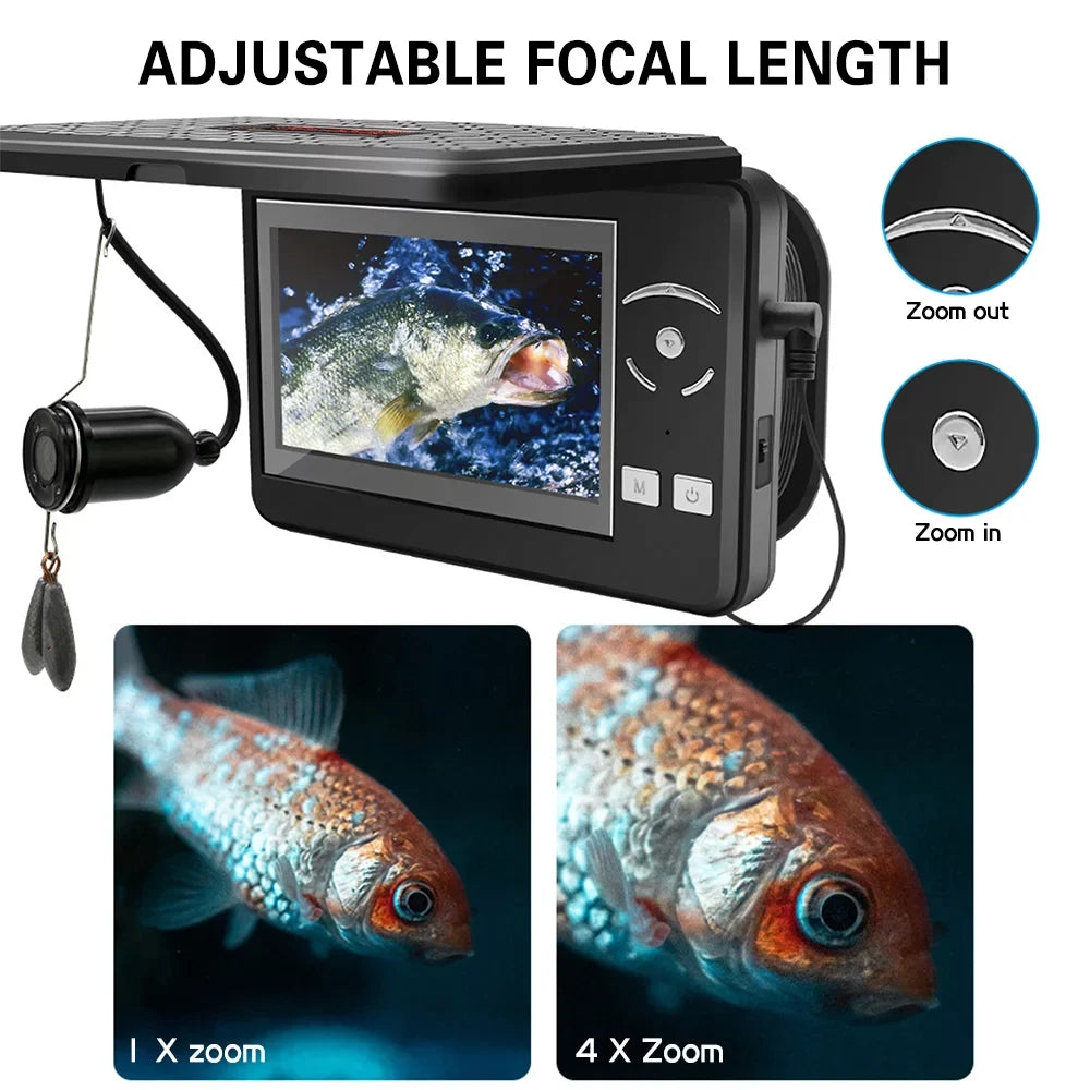 Fishing Fishing Finder with for LCD Fish Boat Camera Ideal 720P Sea Display Underwater Portable Waterproof