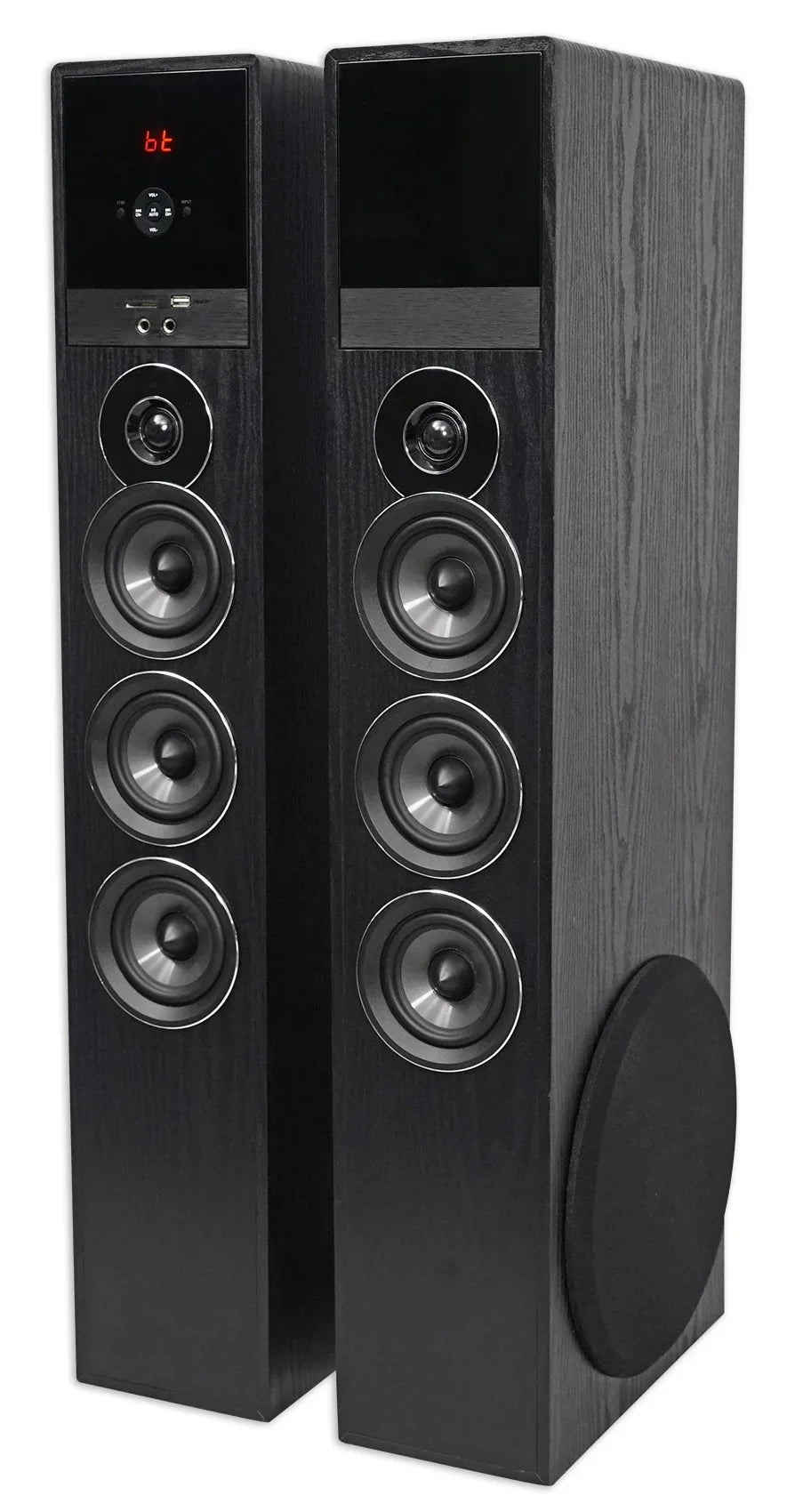 For Tower Theater Television Home TV-Black w/Sub Speaker Smart System