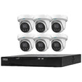 8-Channel 7-Piece Camera Includes 4K (6) Capture PoE R2-IP8C5MPK with Lens Kit, NVR (1) 5MP Turret 2.8mm and Advance