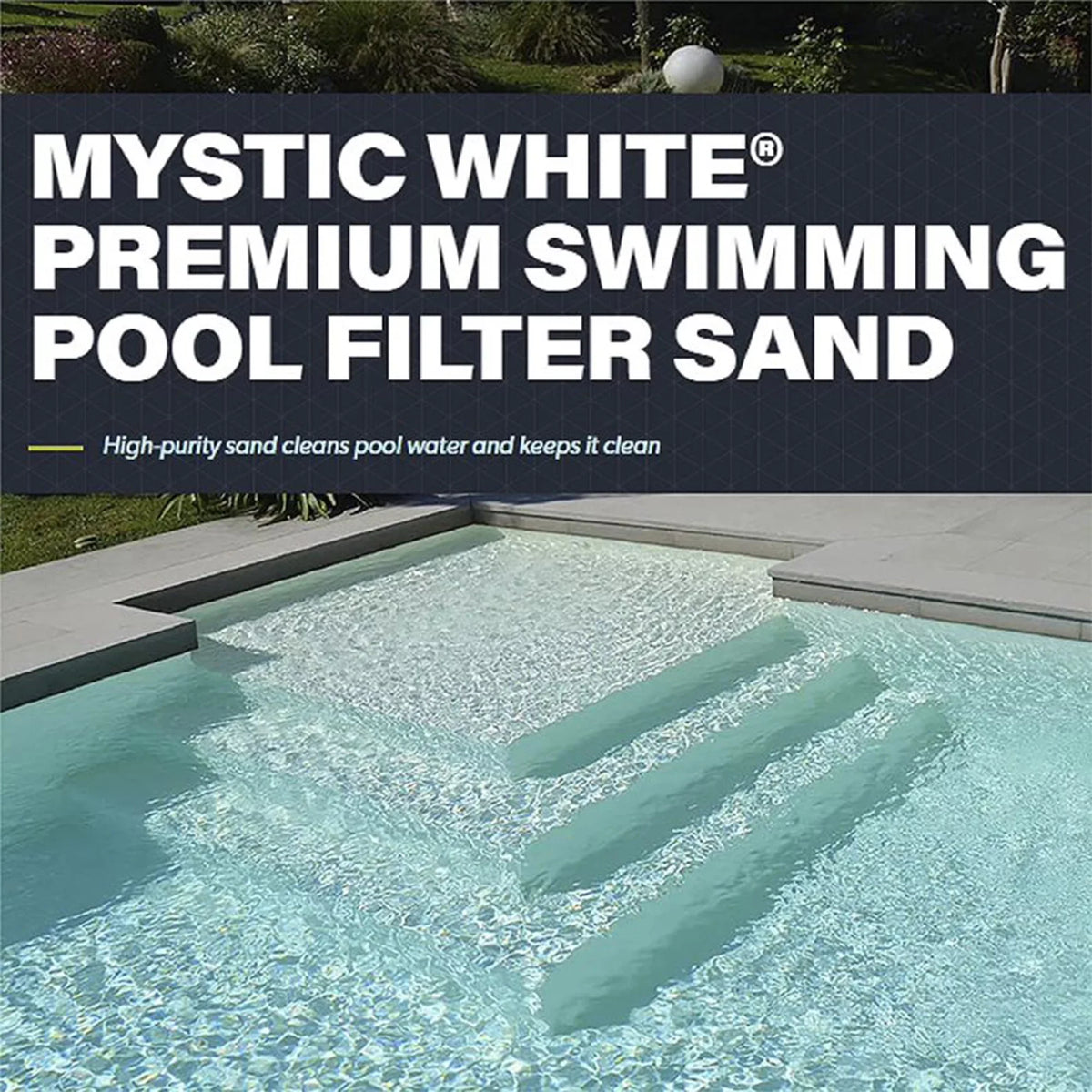 Filter 50 Sand, White, Swimming Mystic US Pool Bag II Silica Pound White