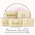 Bride Makeup of Parties, and 11 for Weddings Bridesmaid Set Faux Margaret - Bridal and Leather Cream Bags Showers Beige Samantha Bachelorette -