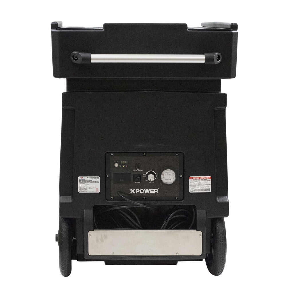 Air Filtration Spaces Scrubber Air Duty, Industrial, Machine, MEGA Speed Heavy System, with Large for XPOWER AP-2500D HEPA Negative Volume Control Air Variable Purification & Commercial