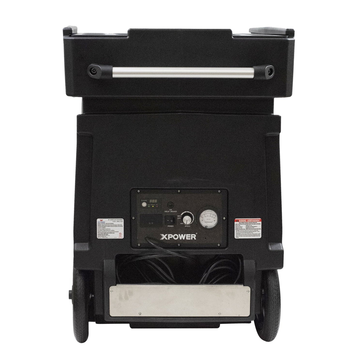 Air Filtration Spaces Scrubber Air Duty, Industrial, Machine, MEGA Speed Heavy System, with Large for XPOWER AP-2500D HEPA Negative Volume Control Air Variable Purification & Commercial