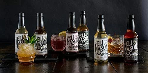 Small Cane In Syrup Of Simple - Uses Cocktail Sugar, Ounces Mixes Cocktail Cocktail - Blend - USA, Real 10 Mason Mixer All-natural Bitters Eli Assorted Spiced Made & Spices - Batch Proprietary