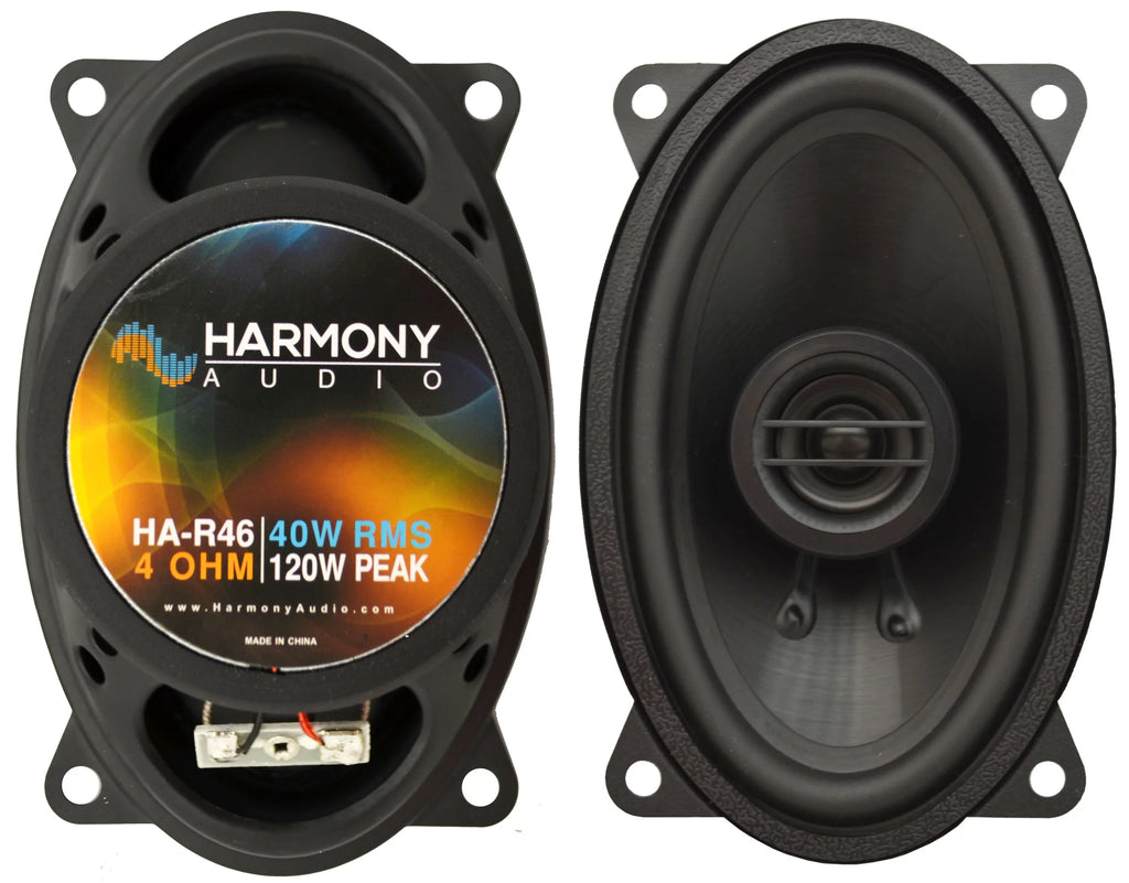 Fits Deck Harmony Replacement 1/9 Bertone HA-R46 X 1985-1988 Fiat Rear Speakers