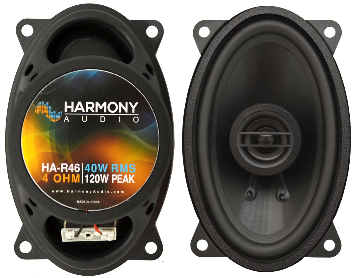 Fits Deck Harmony Replacement 1/9 Bertone HA-R46 X 1985-1988 Fiat Rear Speakers