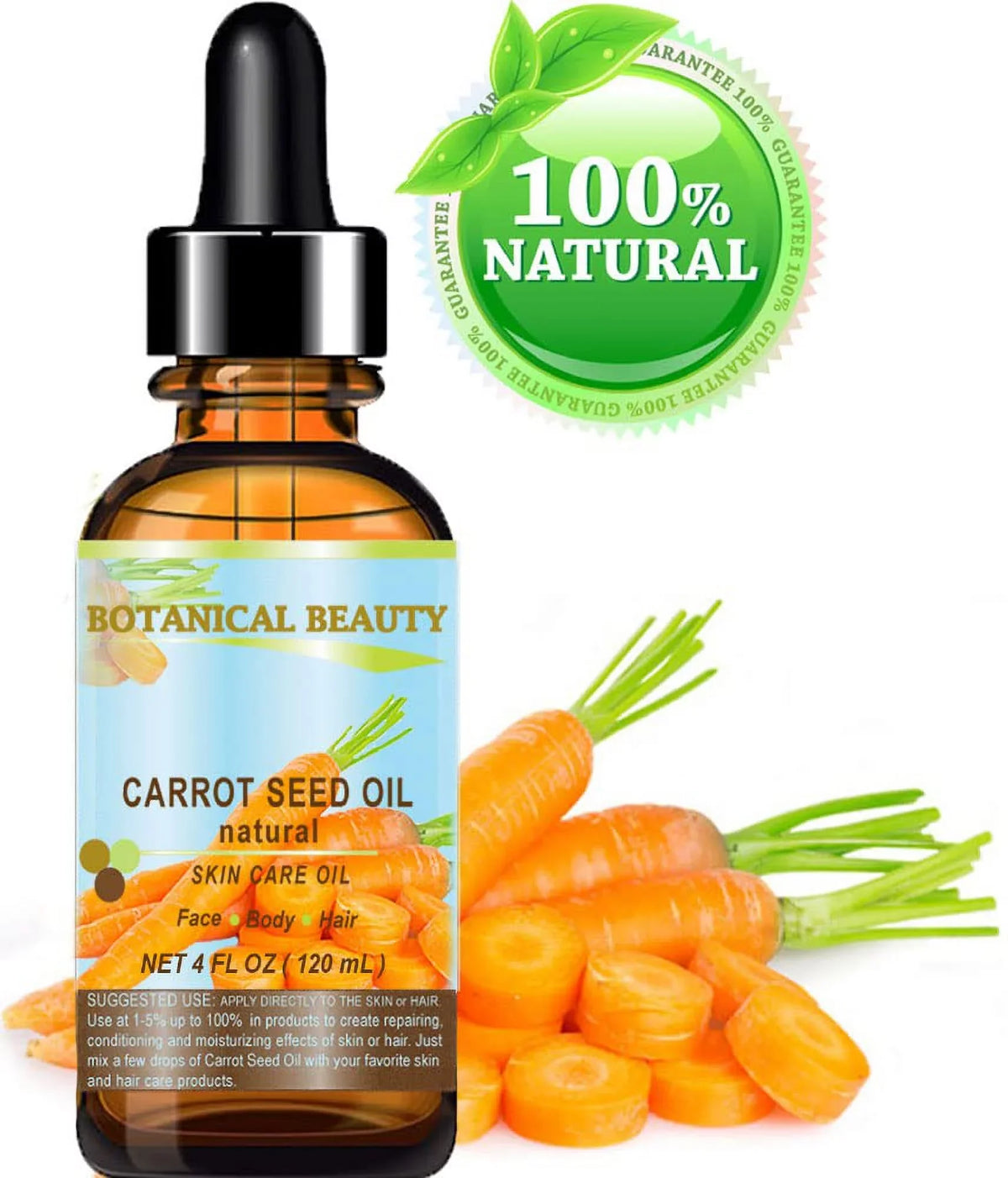 Fl.Oz.- Oil. And Best Care. Skin Rejuvenate The Botanical Natural And Hair % Lip Pressed Of 120 Tissues.” Seed Cold "One Beauty To Skin, Carrier By Regenerate Body, Oils 100 Carrot Ml. 4 Oil