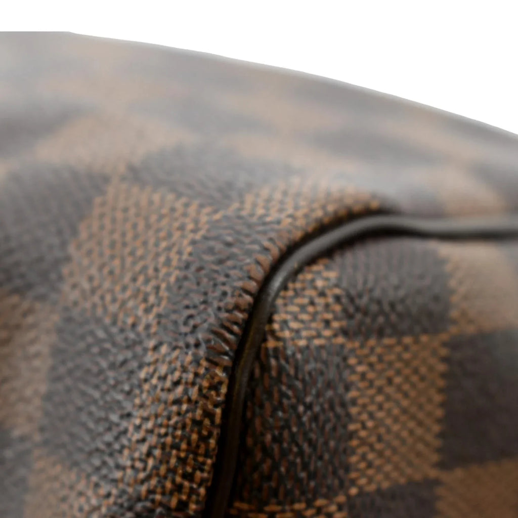 Damier Bag Ebene Speedy Shoulder 30 Bandouliere Brown Pre-owned