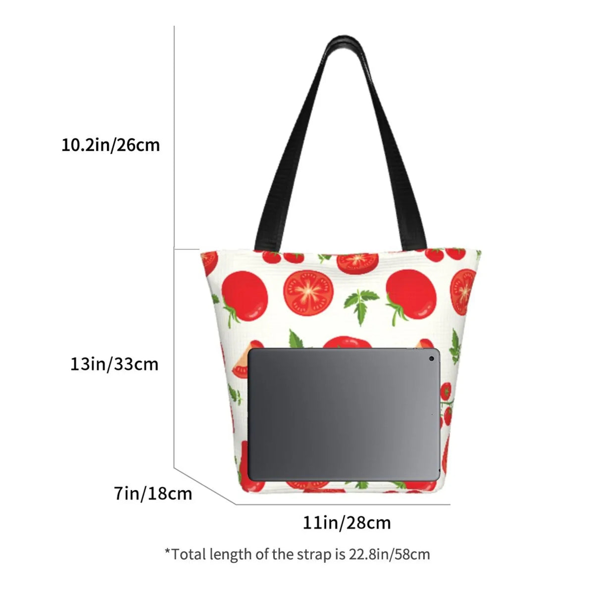 Fresh Handbags Women'S Capacity Tomato Red Bag,Shoulder Bag Shopping Hobos Large Lukts Tote Bag