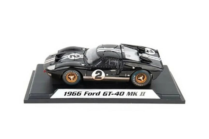 1966 Ford Gt-40 Mk Ii #2 After Race (Dirty Version, Black - Shelby Collectibles Sc431Bk - 1/18 Scale Diecast Model Toy Car
