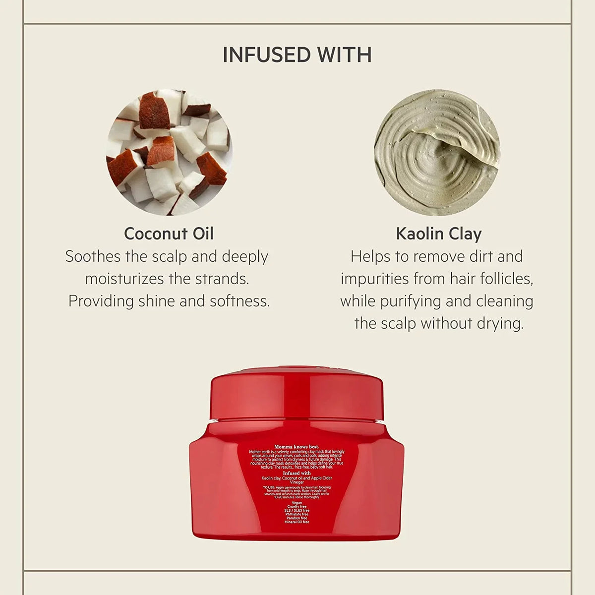 8oz Clay Mother Pack 2 by - Defining Taraji TPH Mask- Earth