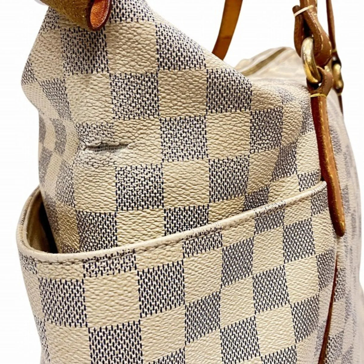 Pre-Loved Louis Vuitton Damier Azur Totally Mm N41279 Bag Tote Shoulder Ladies (Fair)