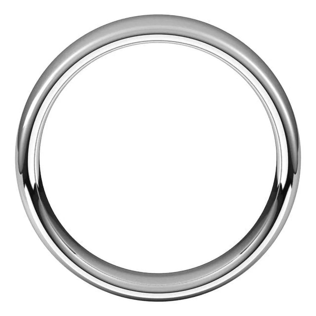 14K X1 White 6 Mm European Band Size 11 E11:1054:P