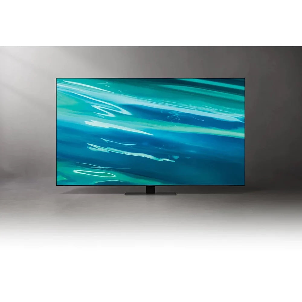 Restored Plan 2 with 55 QLED TV UHD (2021) QN55Q80AA Extended Year Inch 4K (Refurbished) Premium Bundle Protection Smart