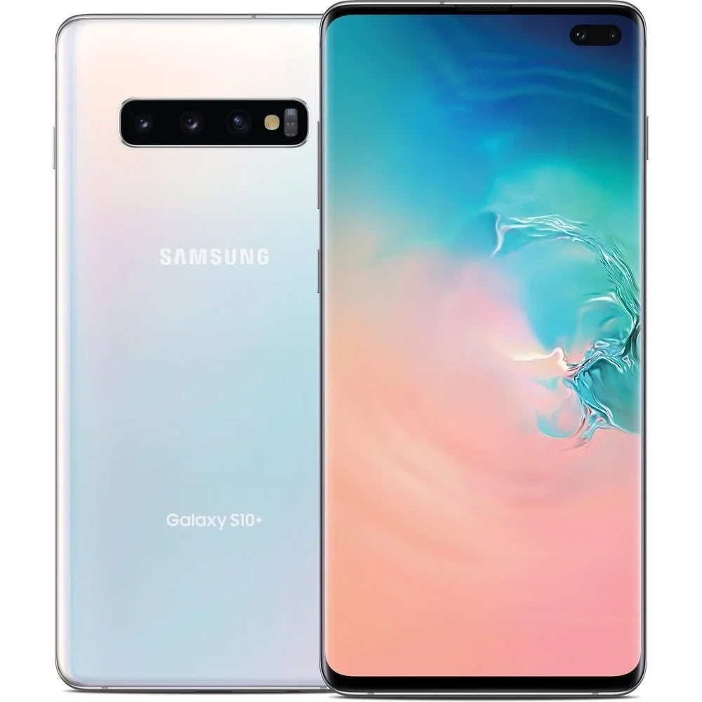 Samsung Galaxy S10+ 128Gb 6.1" 4G Lte Fully Unlocked, Prism White (Used - Blemished)