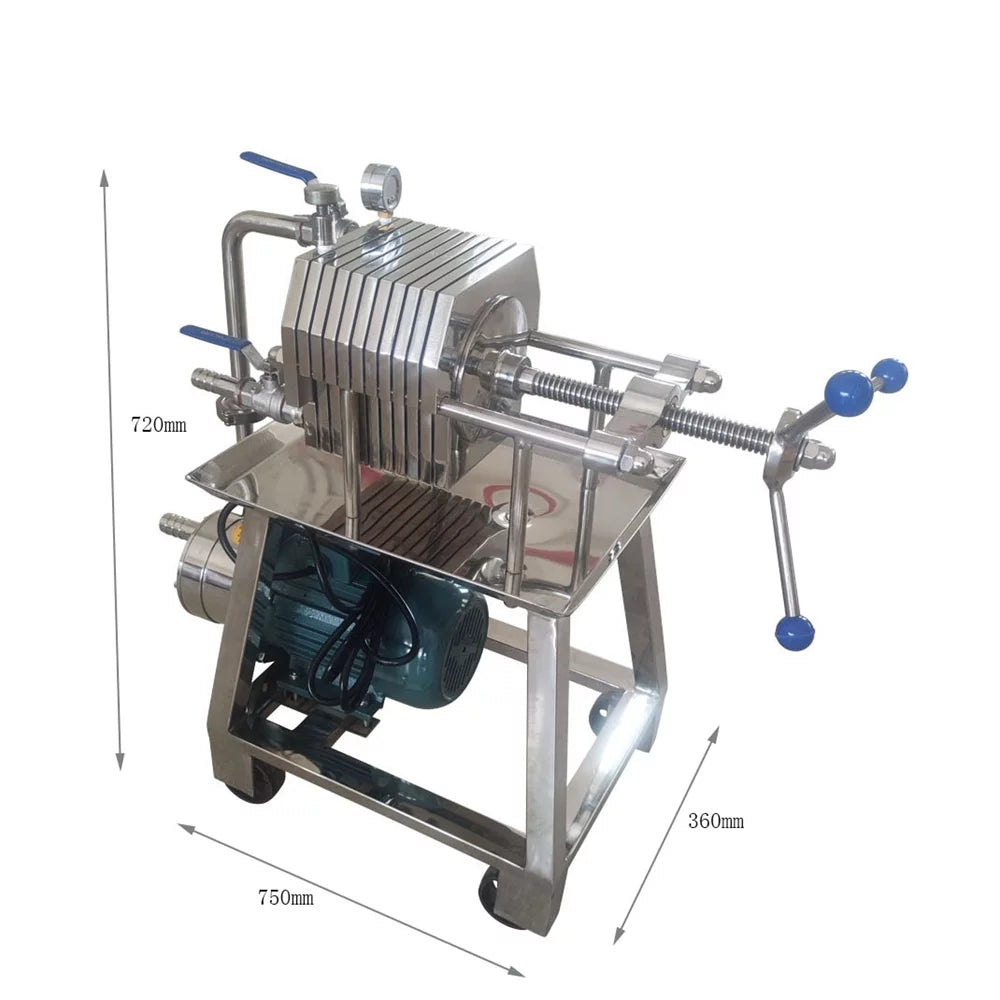 Filter Plate Filter Filter FT150 Frame Slag Pressure Beer Machine 10 220V Filtration Steel layer Press Stainless
