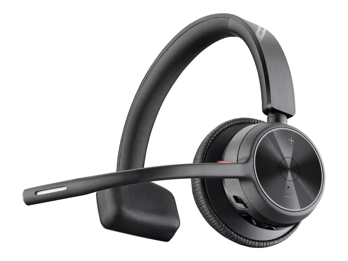 '- - with - kHz - Mono Monaural Hz Bluetooth 4310 Headset - 20 On-ear - 20 Condense... - Voyager Charge Ear-cup Stand USB-C Wireless Electret Assistant Siri, Over-the-head, - - - - 298.6 ft Poly