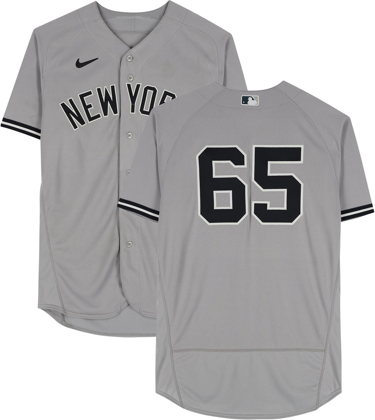 Nestor Cortes New York Yankees Player-Worn #65 Gray Jersey Vs. Cleveland Indians On October 16, 2022 - Fanatics Authentic Certified