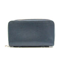 Second-Hand Louis Vuitton Taiga Zippy Xl M64019 Men'S Taiga Leather Long Wallet (Bi-Fold) Navy Navy (Good)