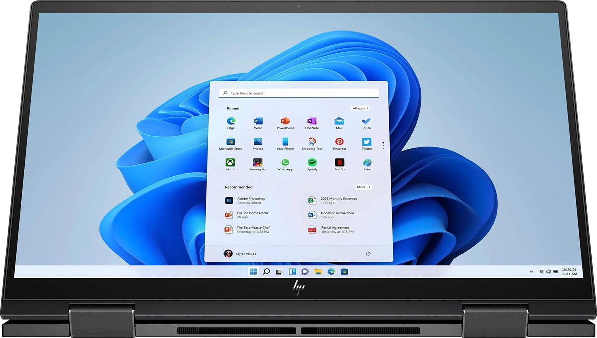 '- AMD 15.6" x360 Laptop - Memory - - Touch-Screen SSD Nightfall Envy Ryzen HP 2-in-1 5-8GB Black 256GB