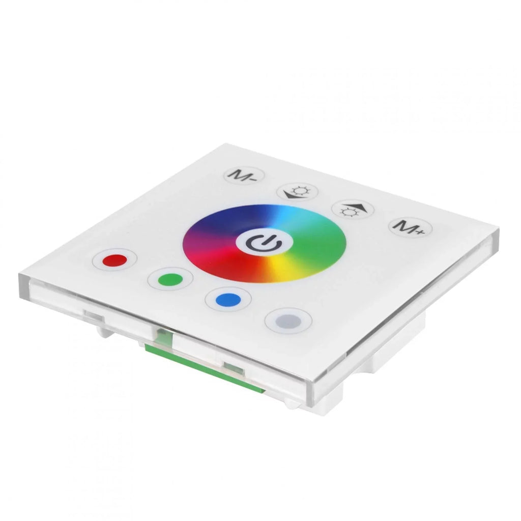 Wall RGBW Panel Touch Wincal Touch LED Strip LED Colorful Dimmer Controller Controller, Light(Black/White) Mounted Switch Touch for Wall-Mounted Panel Panel,