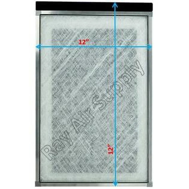 WHITE Pack) 12x12 Filter SUPPLY with RAYAIR Cleaner Pads MicroPower Compatible Replacement (3 Air Guard