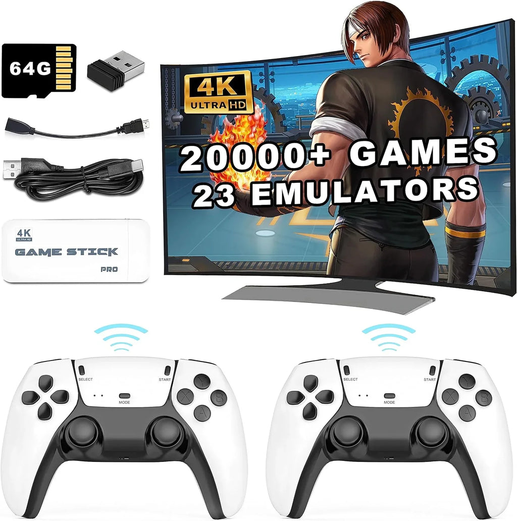 dual classic HDMI HD console PS1 joystick games. New controller, and controller, wireless 20,000 relive 4K 4K double more TV controller console than HDMI TV output play games,