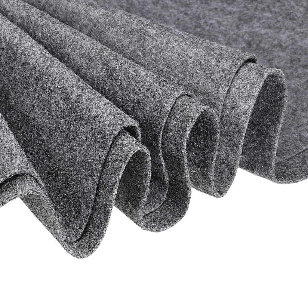 Acrylic Soft Felt Fabric Sheets Fiber Sheet Grey 70X39 Inch 2Mm Thick