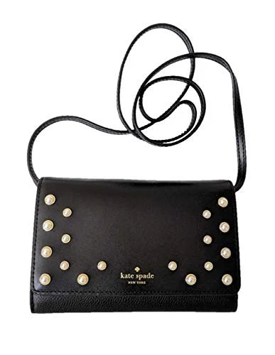 Bag Women's York Spade Pearl New Crossbody Kate (Black) Place dimension Serrano No Summer