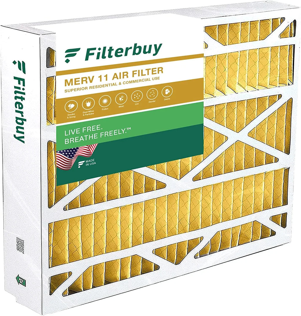 102/2120 MERV AC 11 (1-Pack) for Filterbuy Aprilaire 20x25.25x3.5 Space-Gard HVAC Pleated Filters Furnace Air