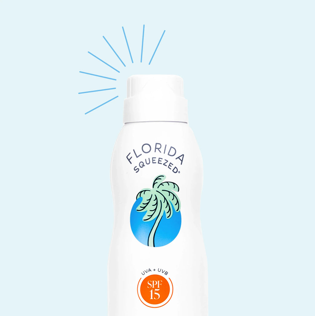 6 Florida SPF Sunscreen oz Squeezed Spray Non-Aerosol 15
