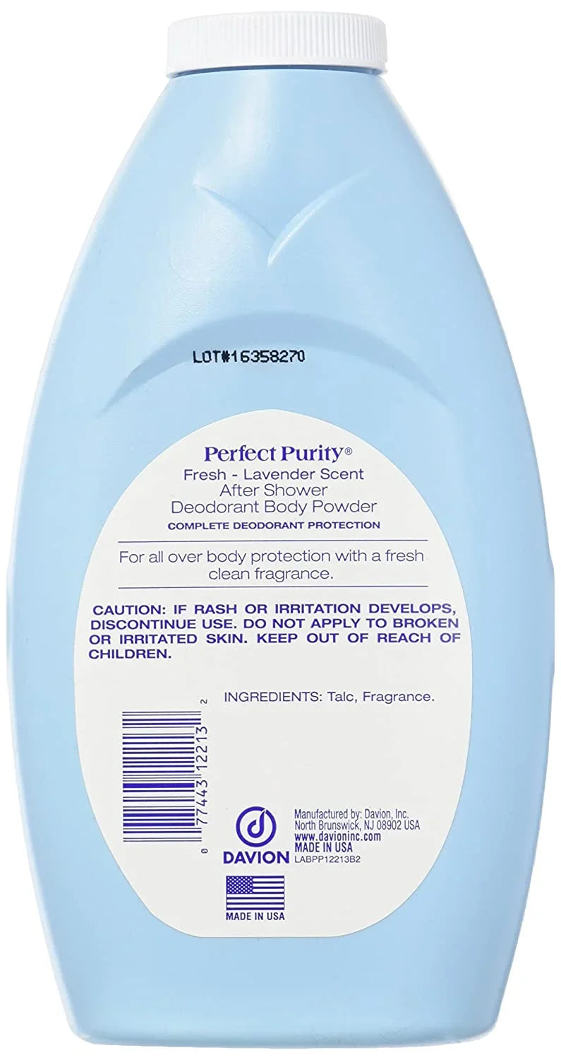 3 Deodorant Pack - Powder After Shower Body 13oz Scent - Lavender
