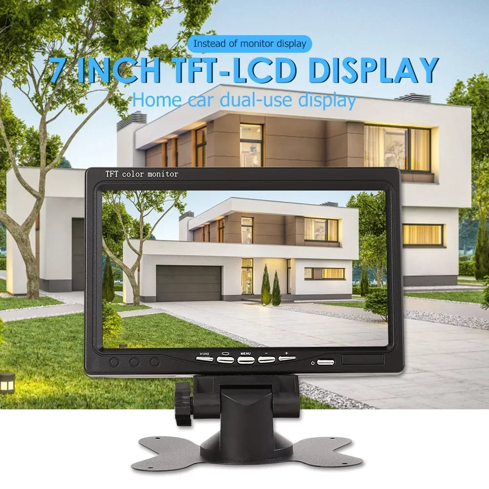 7'' Backup Camera And Monitor Kit System Back Parking Night Vision For Truck Rv