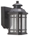 Boston Harbor Led-0214-Wd-Se Outdoor Motion Activated Wall Lantern, 120 V, 10.5 W, Led Lamp, 350 Lumens, Black Fixture
