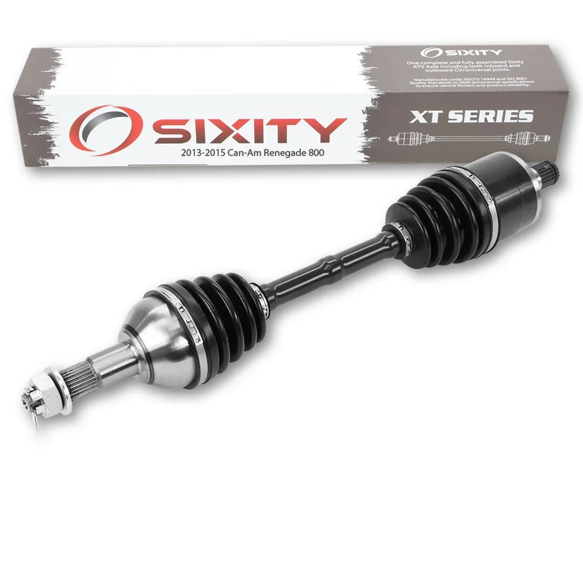 Sixity Xt Rear Left Axle Compatible With Can-Am Renegade 800 2013-2015 - Efi Std Xxc 4X4