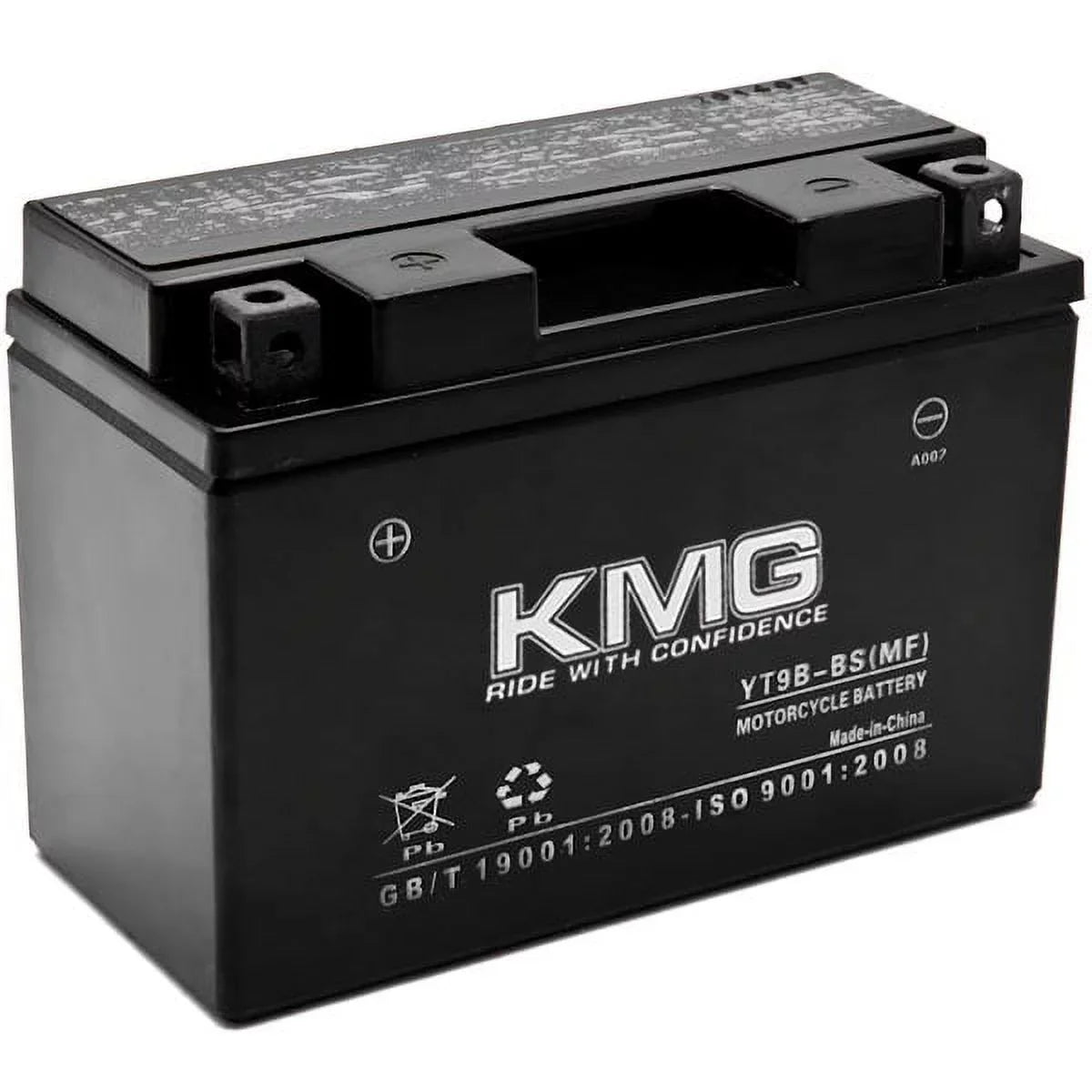 Scooter KMG Watercraft High Free ATV SMF Battery Powersport Sealed Motorcycle YT9B-BS Maintenance OEM Performance Replacement 12V Snowmobile