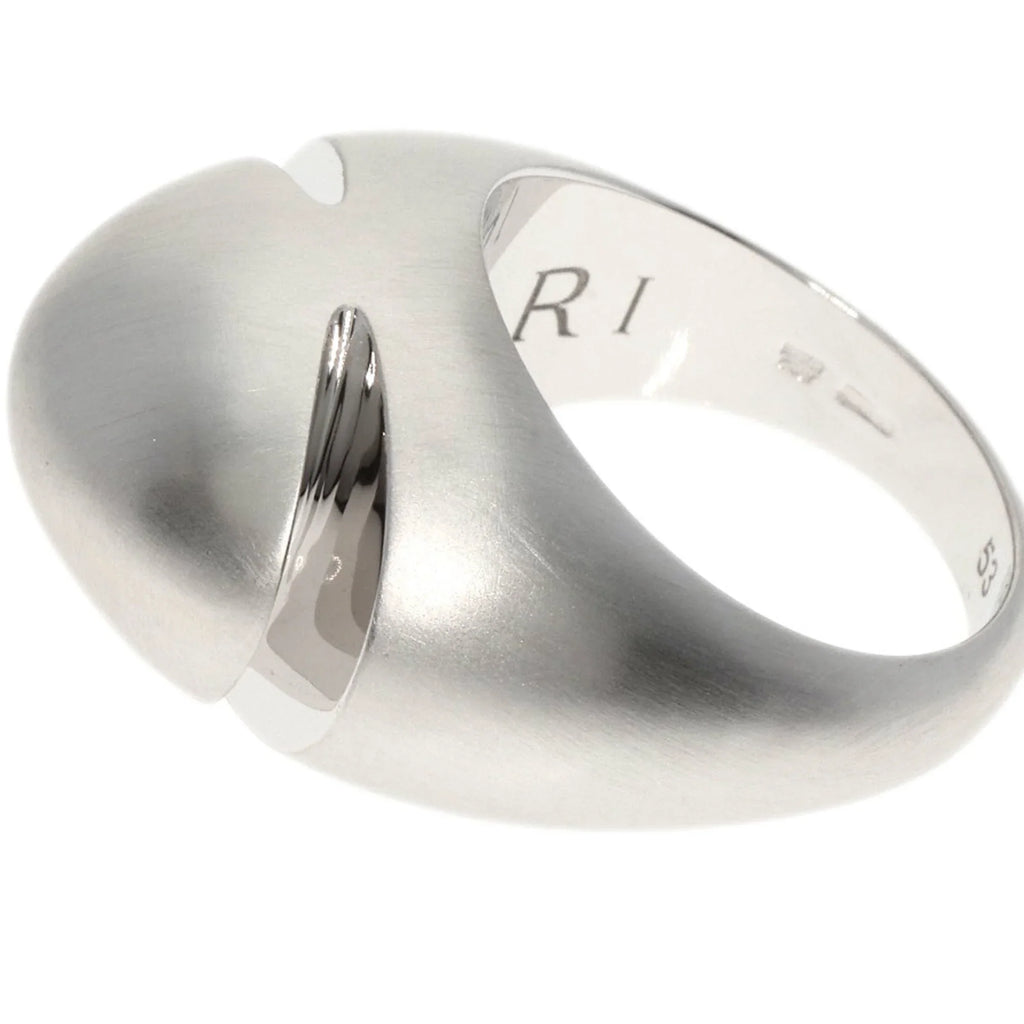 K18 Cabochon #53 Ring Women's Bvlgari Gold (Good) Pre-Owned White BVLGARI